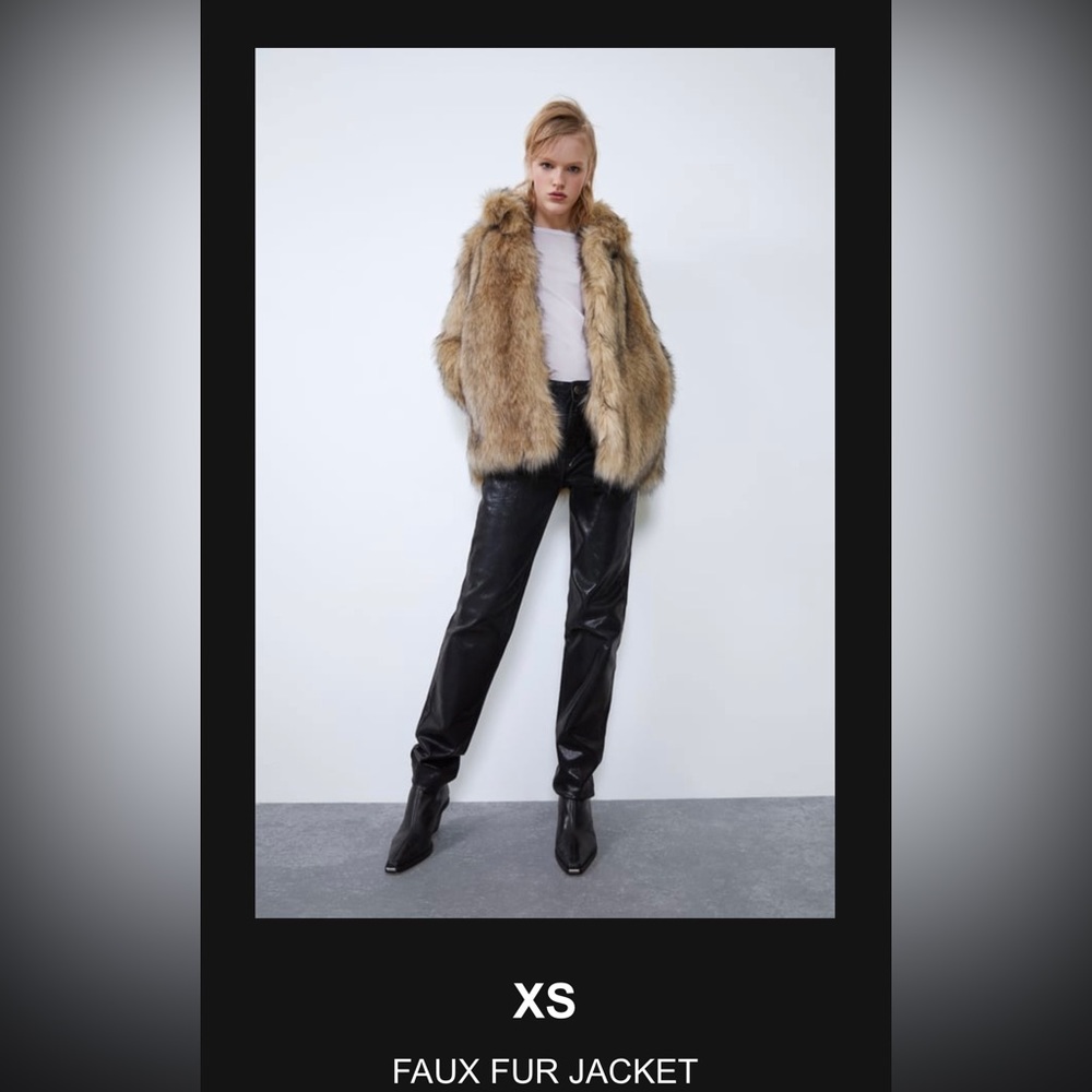 New Faux fur Jacket - never worn